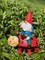 Ladybug Funny Garden Gnome Statue Resin Home Lawn Ornament Sculpture Decor